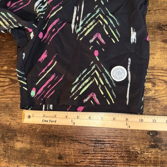 Brooklyn Cloth Shorts Small Black Surf Ave Mens Swim Trunk Board Shorts NEW - Picture 7 of 8